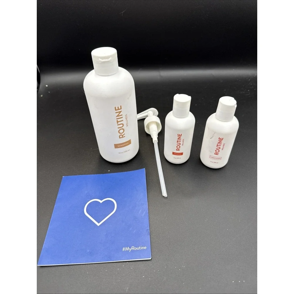 New Routine Wellness Shampoo (vanilla Almond, 14 Oz), Travel Shampoo/conditioner